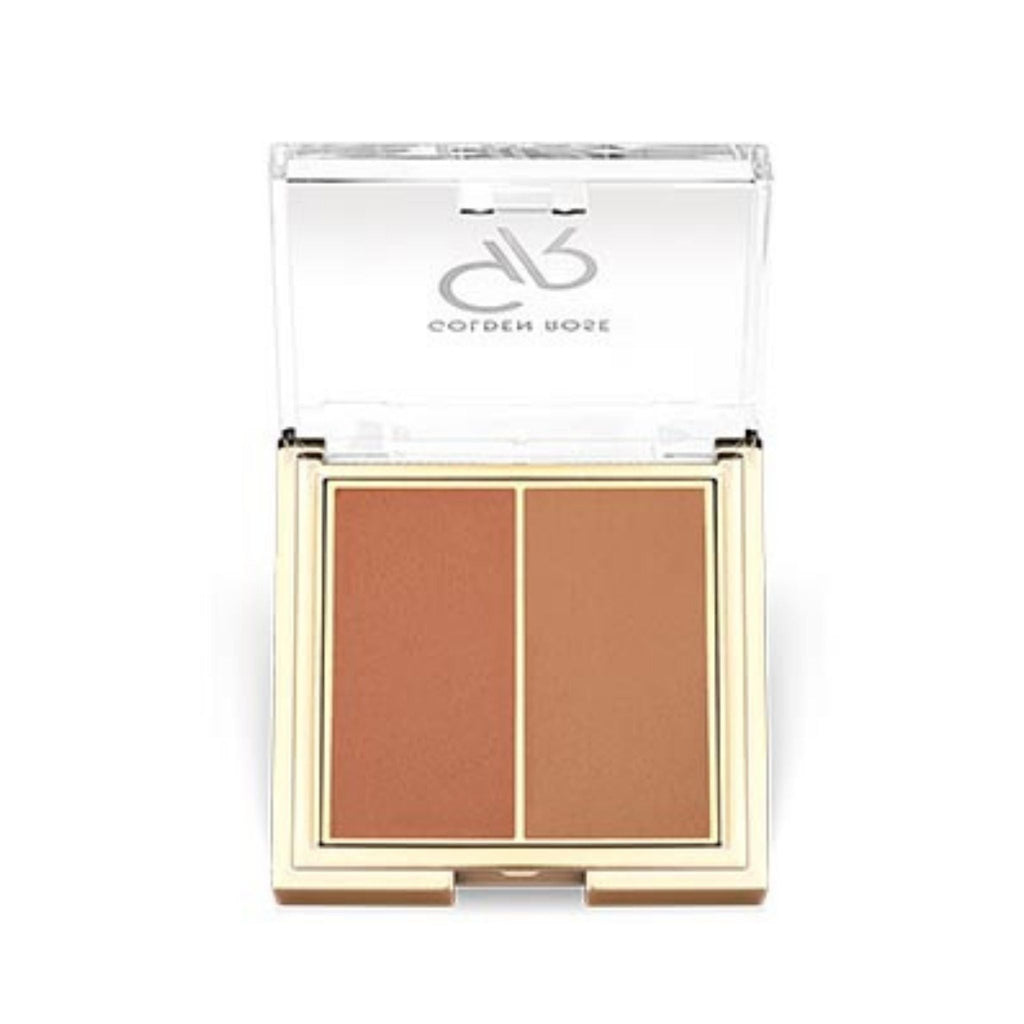 Refect Beauty Golden Rose Iconic Powder Blush in a compact case with two warm-toned shades for a natural flush. 03