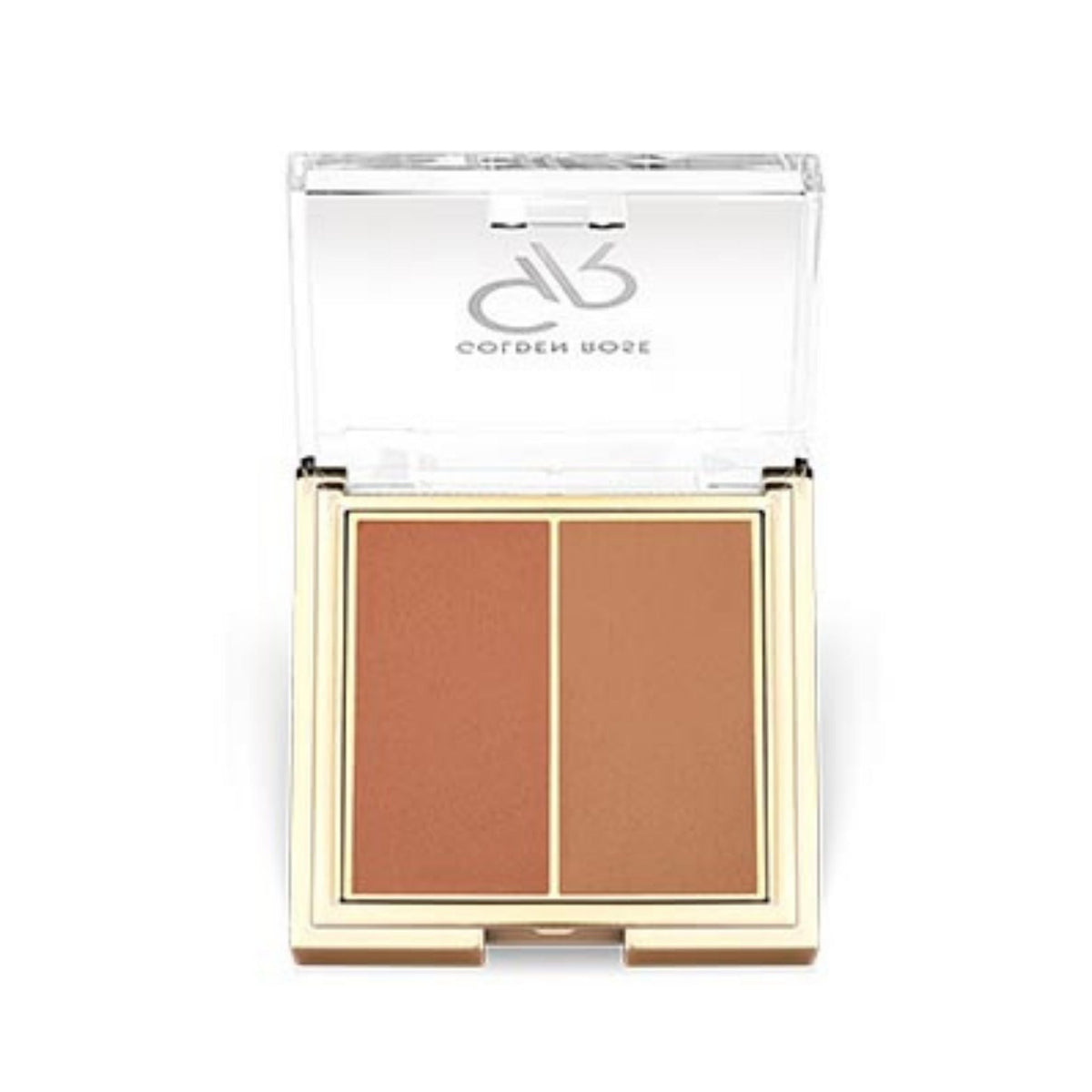 Refect Beauty Golden Rose Iconic Powder Blush in a compact case with two warm-toned shades for a natural flush. 03