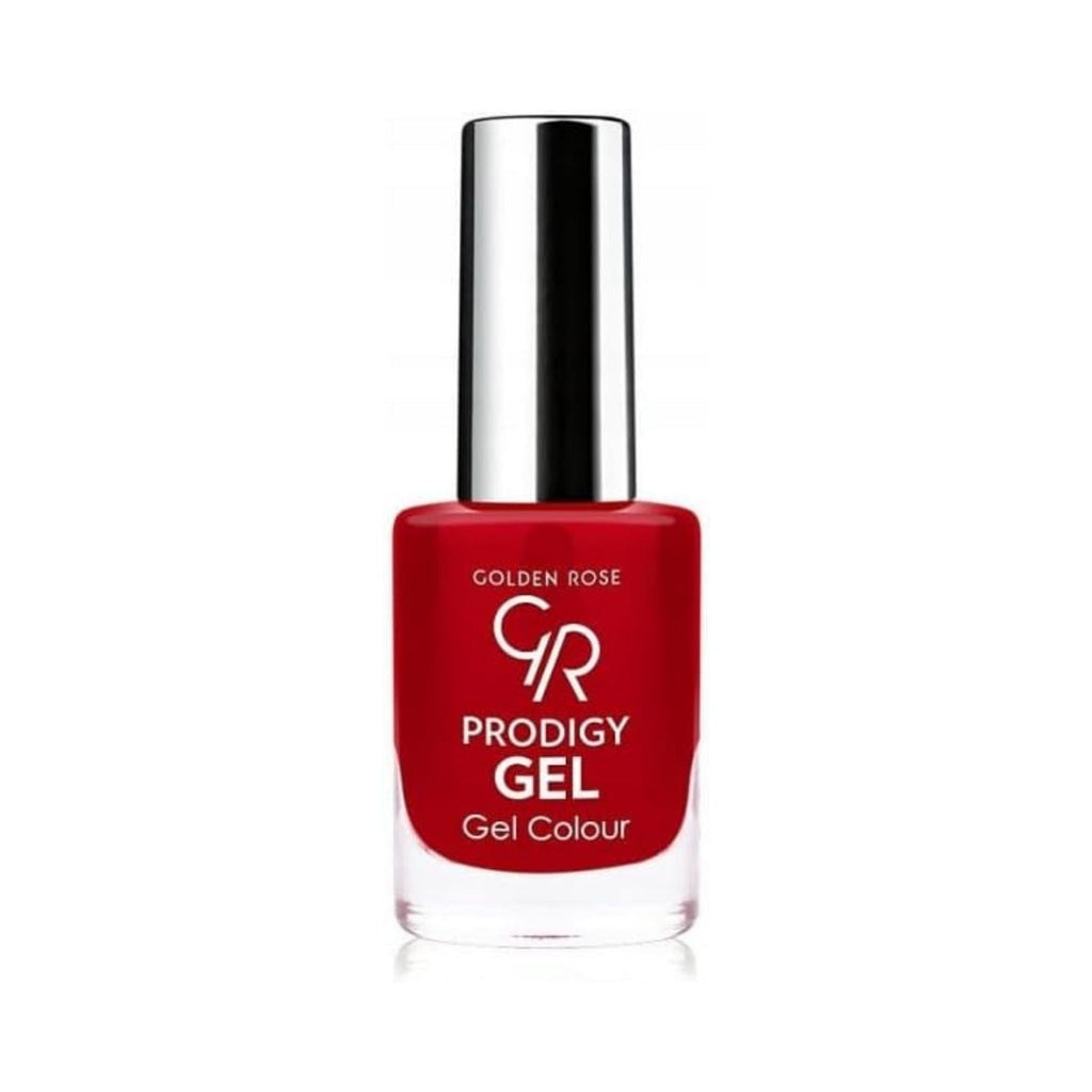 Refect Beauty Golden Rose Prodigy Gel nail polish in a vibrant red shade with a glossy, professional gel-effect finish. 18