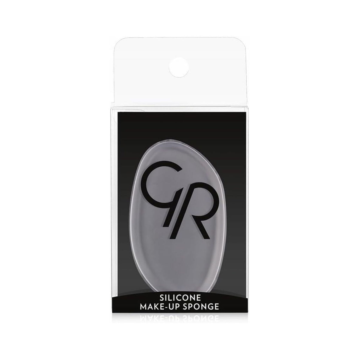 Refect Beauty Golden Rose transparent silicone makeup sponge in its retail packaging for liquid and cream products.