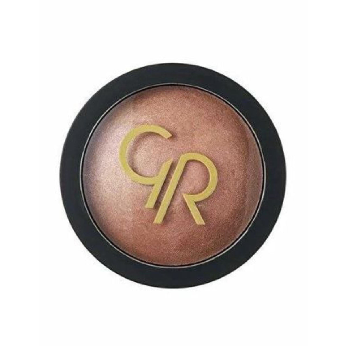 Refect Beauty Golden Rose Terracota Stardust bronzer in a round compact with a shimmering baked powder finish