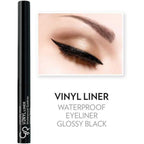 Refect Beauty Golden Rose Vinyl Liner liquid eyeliner in glossy black with a precise applicator for winged eye looks