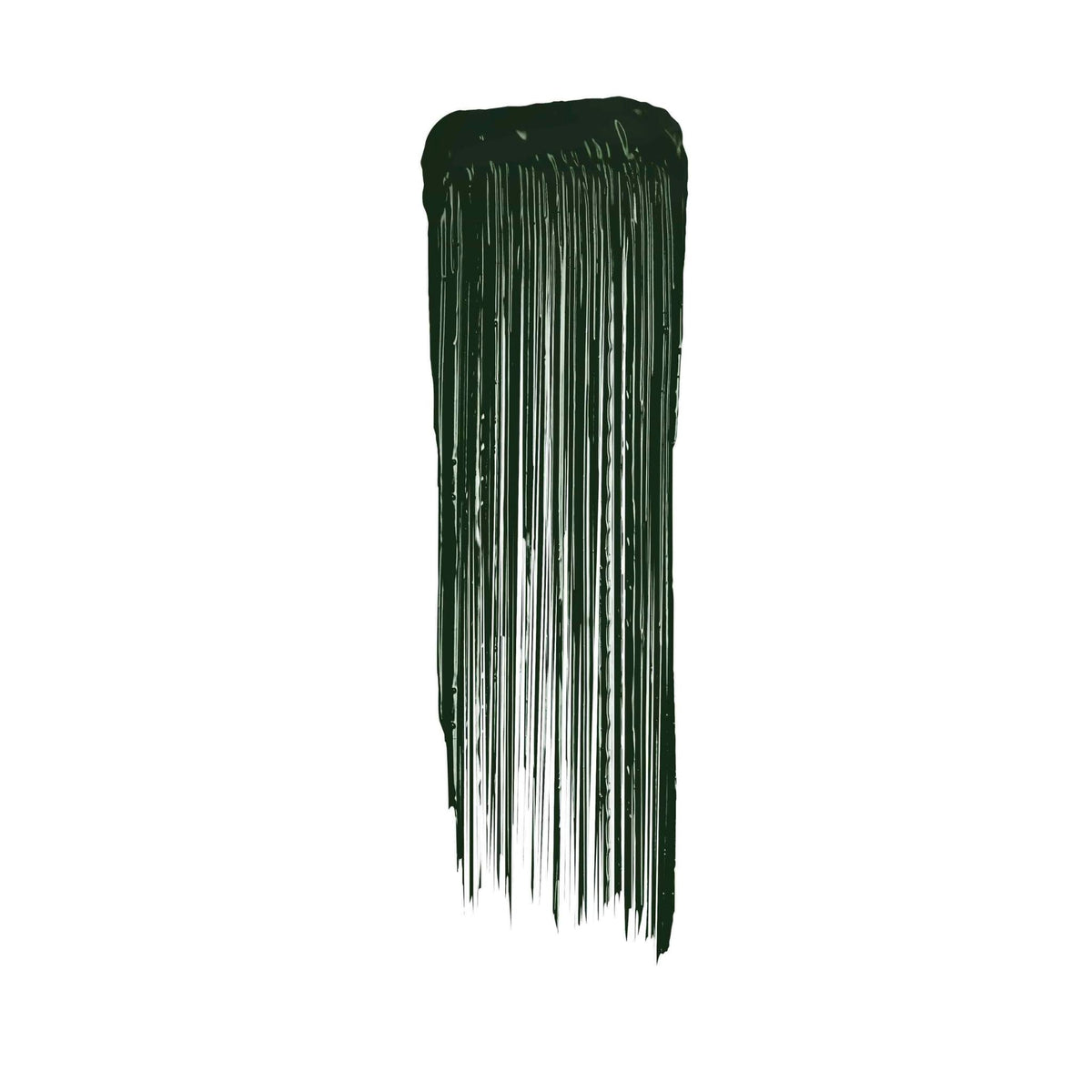 Refect Beauty Maybelline Lash Sensational Sky High Mascara in Green Altitude showing a bold green mascara swatch