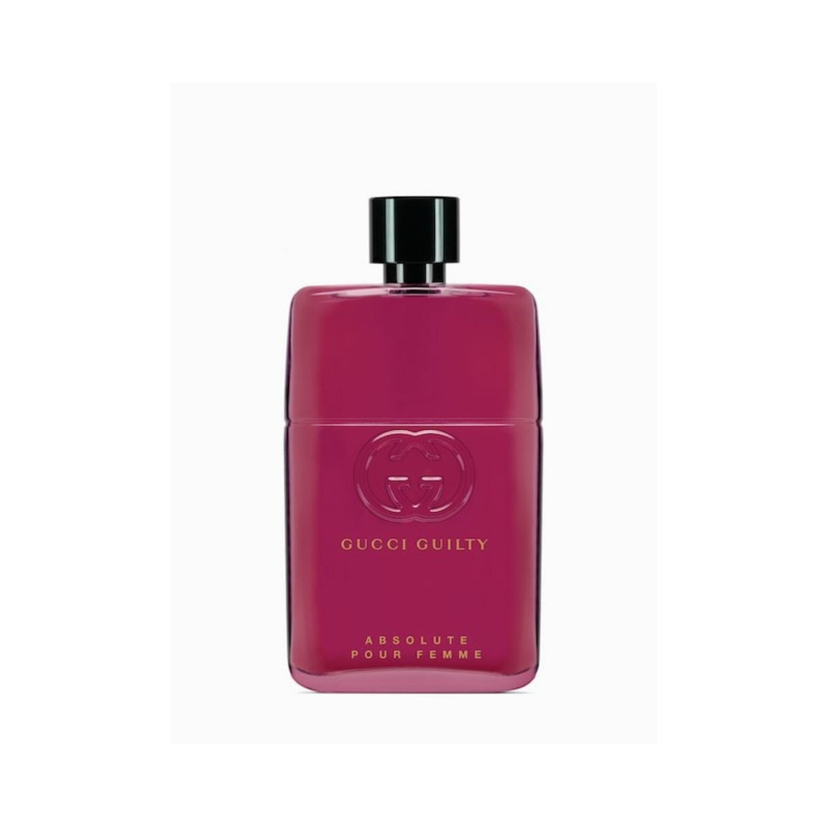 Refect Beauty Gucci Guilty Absolute Pour Femme eau de parfum in a deep berry-coloured glass bottle with black cap