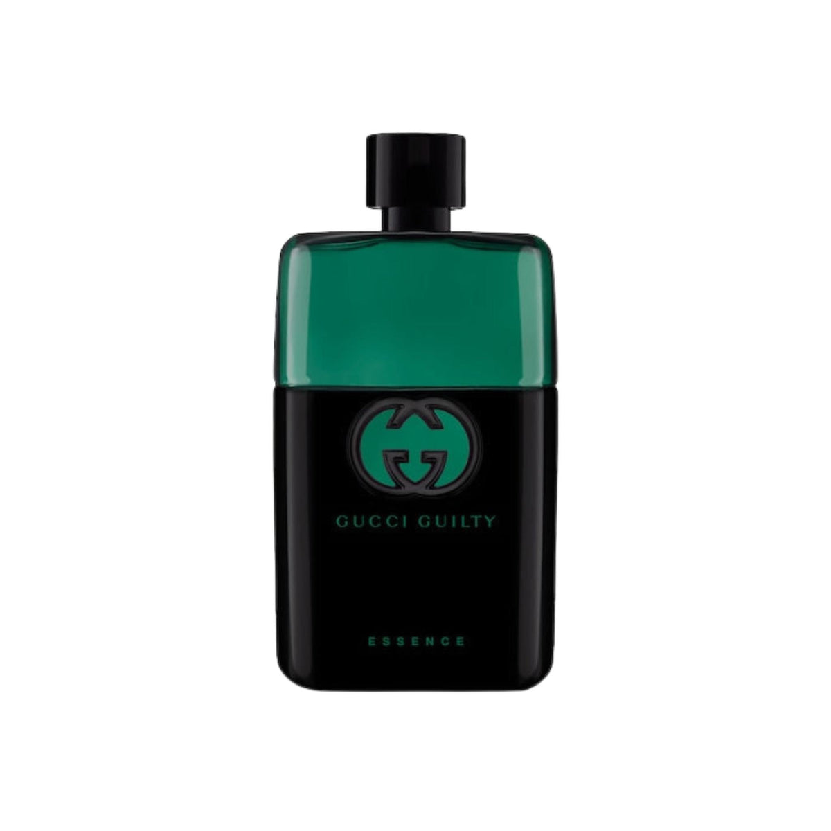 Refect Beauty Gucci Guilty Essence Pour Homme eau de toilette in a sleek green and black glass bottle