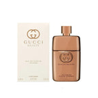 Refect Beauty Gucci Guilty Pour Femme Intense 90ml perfume bottle and white box packaging