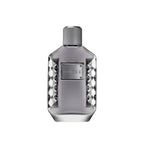Refect Beauty Guess Dare for Men eau de toilette in a sleek silver glass bottle with textured sides and metal cap
