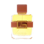 Refect Beauty Guess Iconic Eau de Parfum in a clear glass bottle with a tan leather-wrapped accent and gold logo.