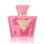 Refect Beauty Guess Seductive Dream Eau de Toilette in a pink bottle with gold floral accents and triangular label.