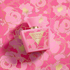 Refect Beauty Guess Seductive Dream Eau de Toilette bottle in pink with gold floral background