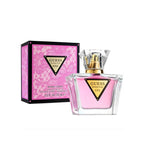 Refect Beauty Guess Seductive Kiss Eau de Toilette perfume bottle with pink liquid and matching lace-patterned box