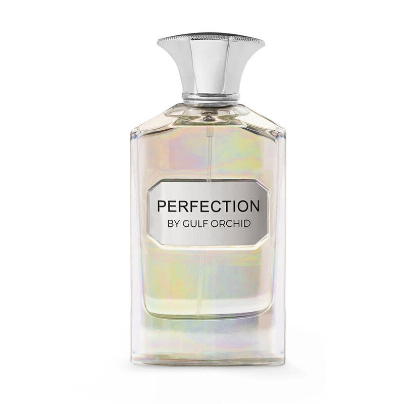 Refect Beauty Gulf Orchid Perfection unisex eau de parfum in a clear glass bottle with an iridescent finish