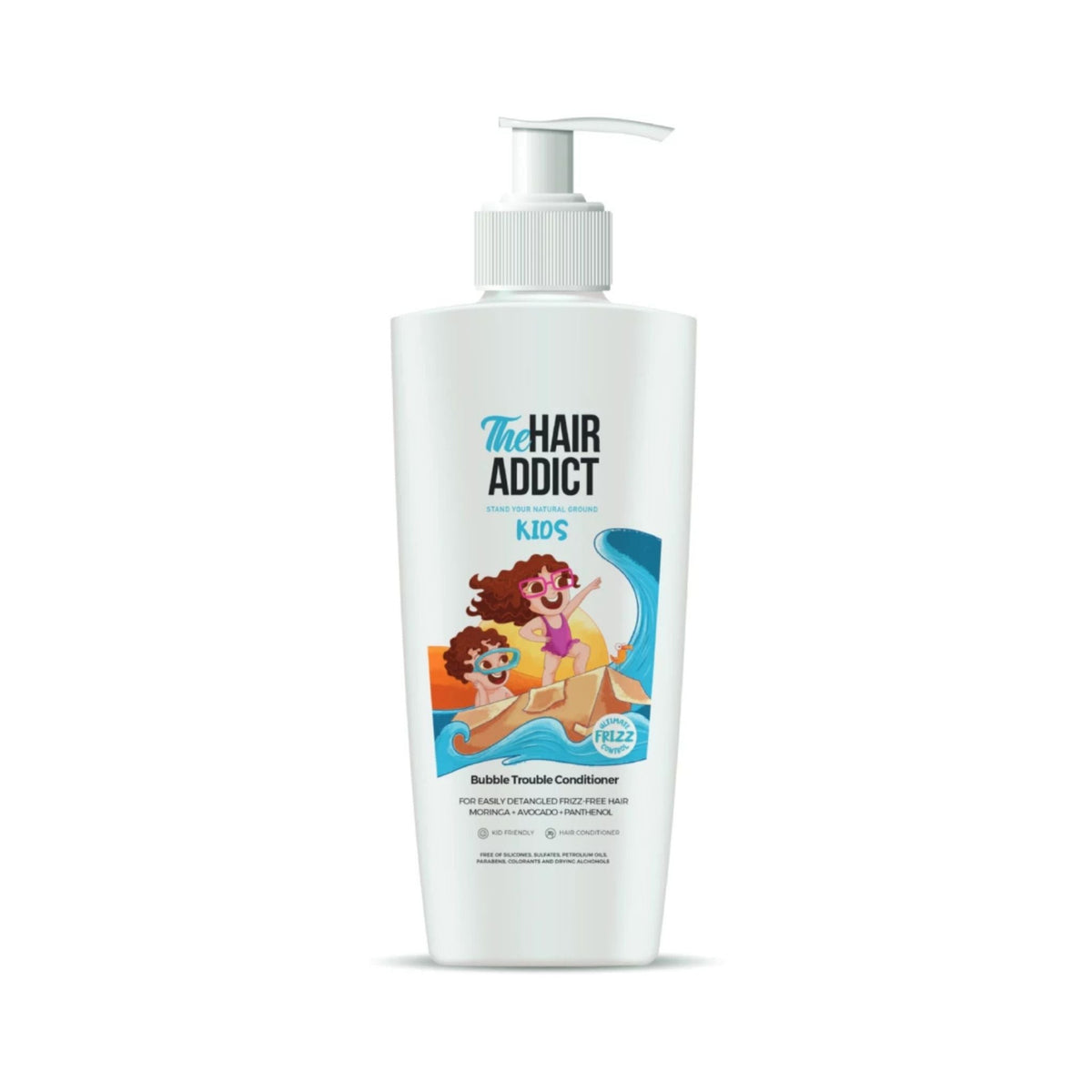 Refect Beauty Hair Addict Bubble Trouble moisturizing conditioner bottle for kids with curly and textured hair