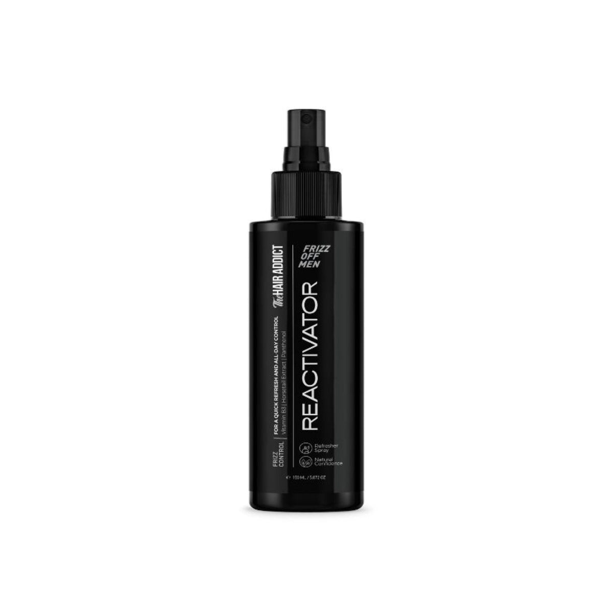 Refect Beauty Hair Addict Frizz Off Men Reactivator spray bottle for refreshing hair and controlling frizz
