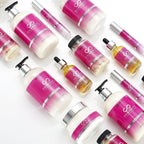 Refect Beauty Hairfinity hair care collection featuring shampoos, conditioners, oils, and supplements on white.