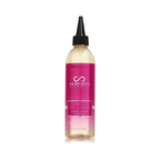 Refect Beauty Hairfinity Beneath the Weave Scalp Purifying Shampoo in a clear bottle with a pink label and nozzle tip.