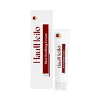 Refect Beauty HautHeilo soothing and repair cream in a white and maroon tube with matching product packaging box