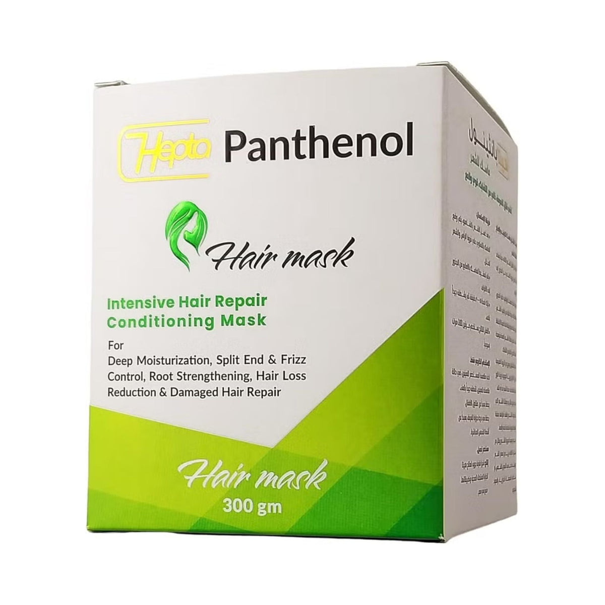 Refect Beauty Hebta Panthenol Hair Mask 300g box for intensive deep conditioning and damaged hair repair.