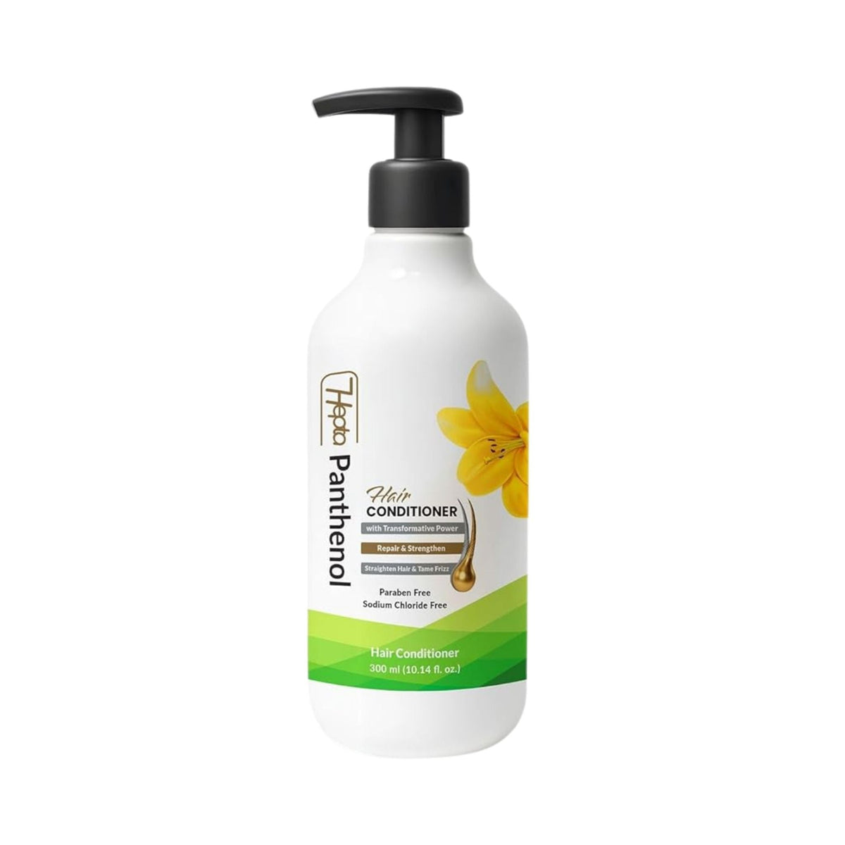 Refect Beauty Hepta Panthenol hair conditioner bottle with pump dispenser for repairing and strengthening damaged hair