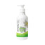 Refect Beauty Hepta Panthenol repair and strengthen hair shampoo in a white pump bottle with a lily flower design.
