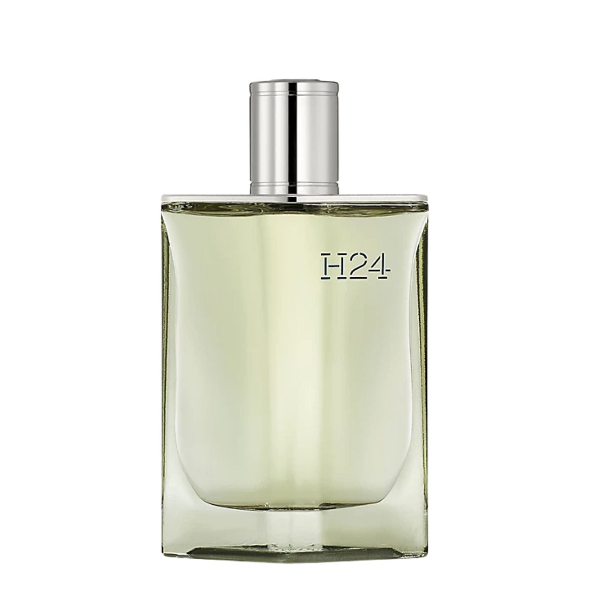 Refect Beauty Hermès H24 Eau de Parfum in a sleek, refillable glass bottle with a silver cap.