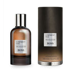 Refect Beauty Hugo Boss The Collection Confident Oud Eau de Parfum Intense bottle and cylindrical box packaging