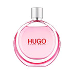 Refect Beauty Hugo Boss Extreme Eau de Parfum for women in a round pink glass bottle with a silver cap