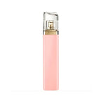 Refect Beauty Hugo Boss MA VIE Pour Femme eau de parfum in a tall pink glass bottle with a clear geometric cap