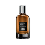 Refect Beauty Hugo Boss The Collection Magnetic Musk Eau de Parfum in a sleek amber glass bottle with silver cap