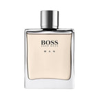 Refect Beauty Hugo Boss Man Eau de Toilette in a clear glass bottle with a silver cap, featuring a fresh masculine scent.