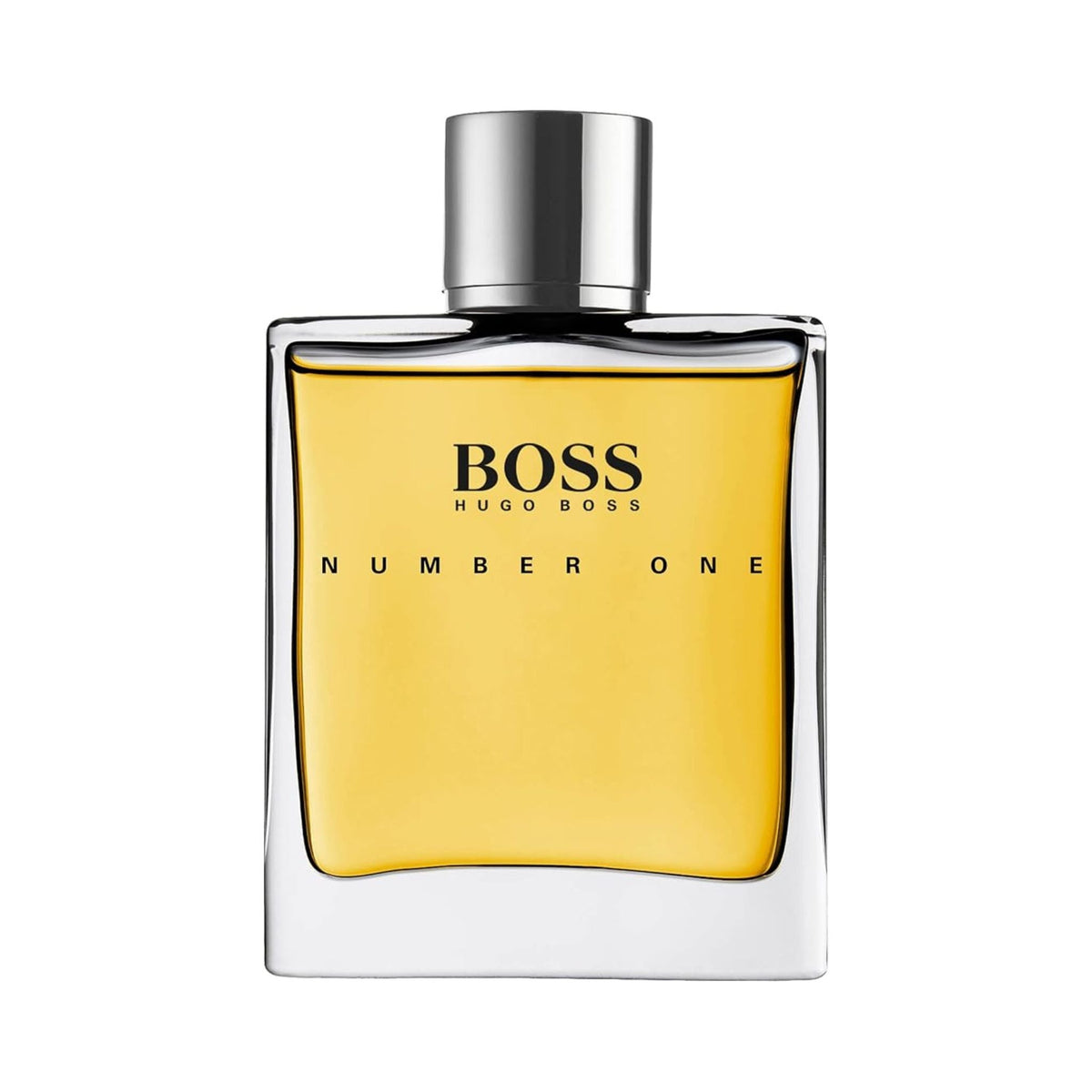 Refect Beauty Hugo Boss Number One Eau de Toilette for men in a clear glass bottle with a silver cap.