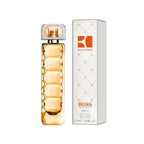 Refect Beauty Hugo Boss Boss Orange Woman Eau de Toilette perfume bottle and white quilted box packaging
