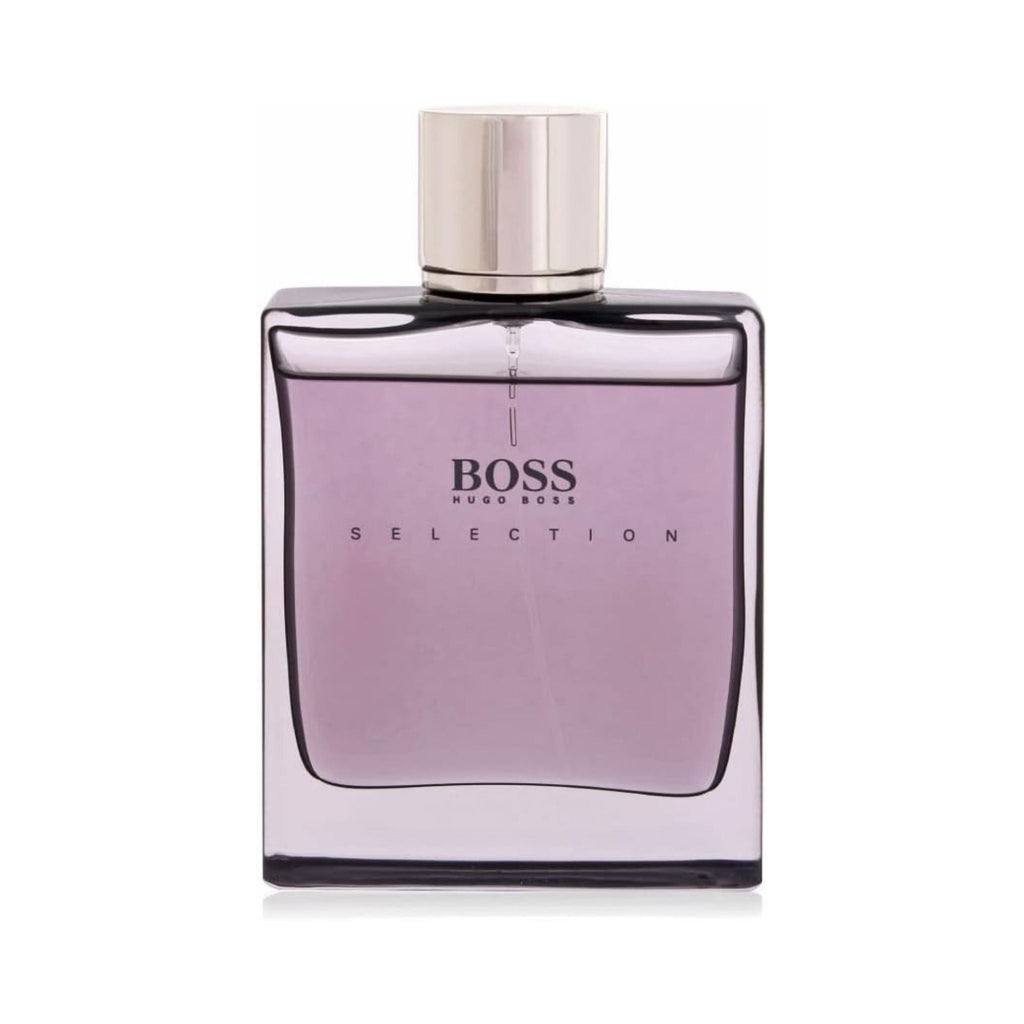 Refect Beauty Hugo Boss Selection Eau de Toilette in a sleek rectangular glass bottle with a silver cap