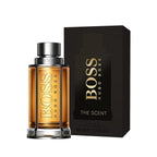 Refect Beauty Hugo Boss The Scent Eau de Toilette bottle and black packaging box for men