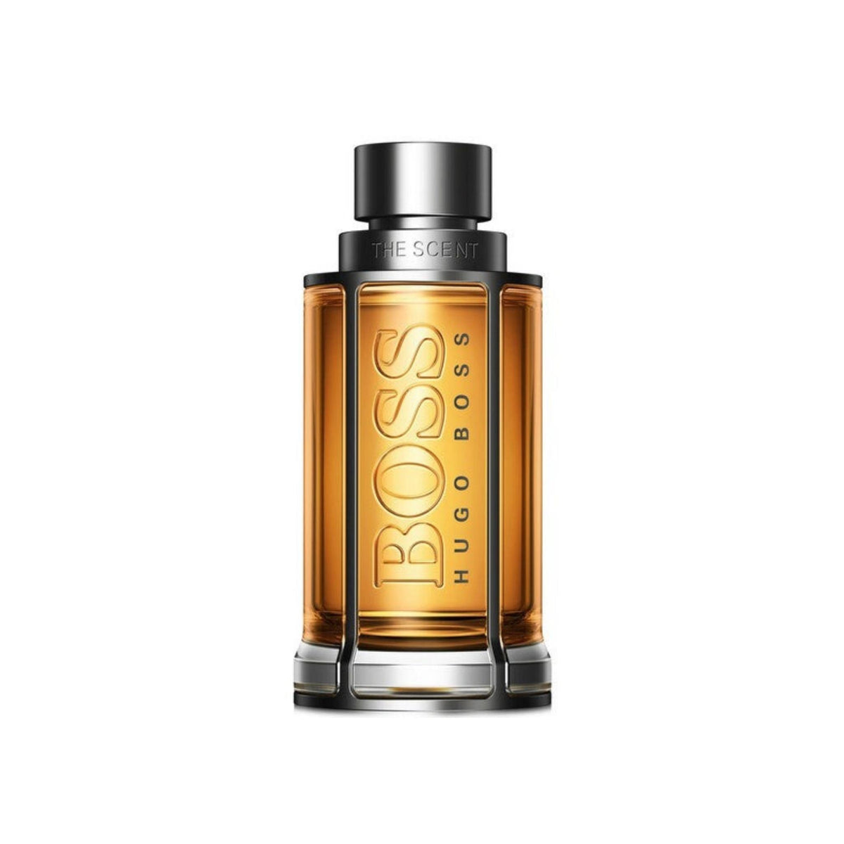 Refect Beauty Hugo Boss The Scent Eau de Toilette in a sophisticated amber glass bottle with metallic accents