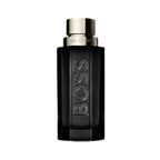 Refect Beauty Hugo Boss The Scent Magnetic Eau de Parfum in a sleek black glass bottle with a metallic gold cap.