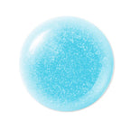 Refect Beauty Eqqualberry Hyaltoin Flooding Serum texture showing a clear light blue hydrating gel with white particles