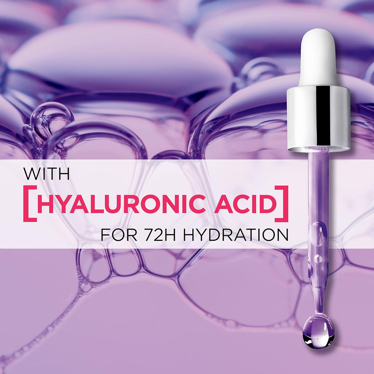 Refect Beauty L'oreal Paris Elvive Hyaluron Moisture conditioner featuring a dropper with hyaluronic acid serum