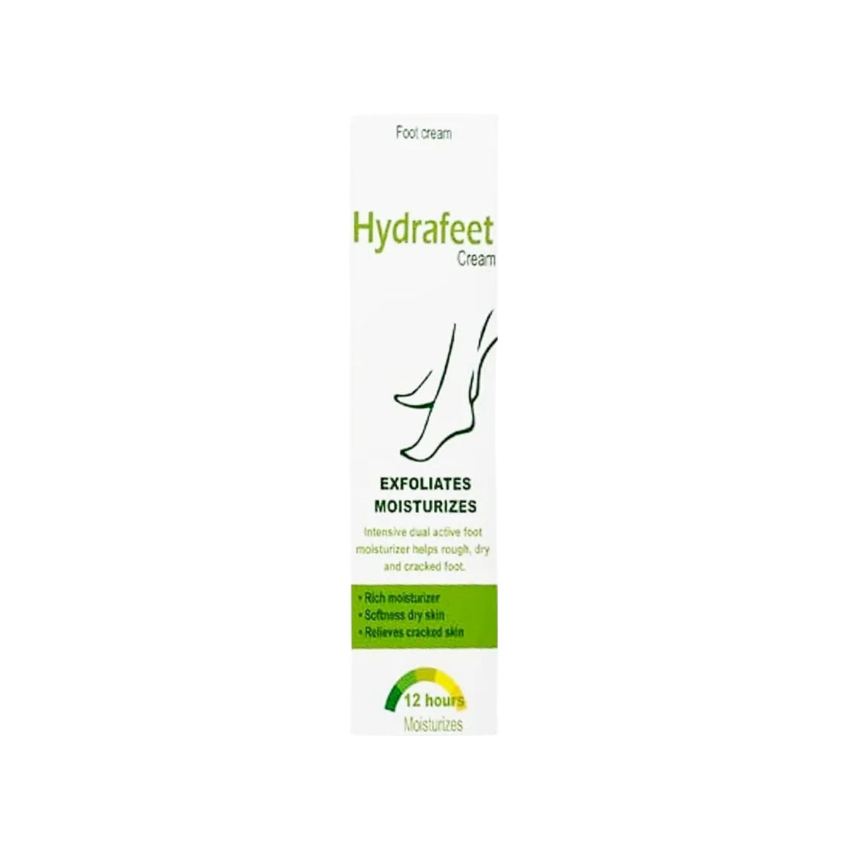 Refect Beauty Hydrafeet cream tube for dry, cracked heels and feet with exfoliating and moisturizing benefits.