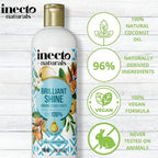 Refect Beauty Inecto Naturals Argan Conditioner bottle with natural ingredients and vegan certification icons