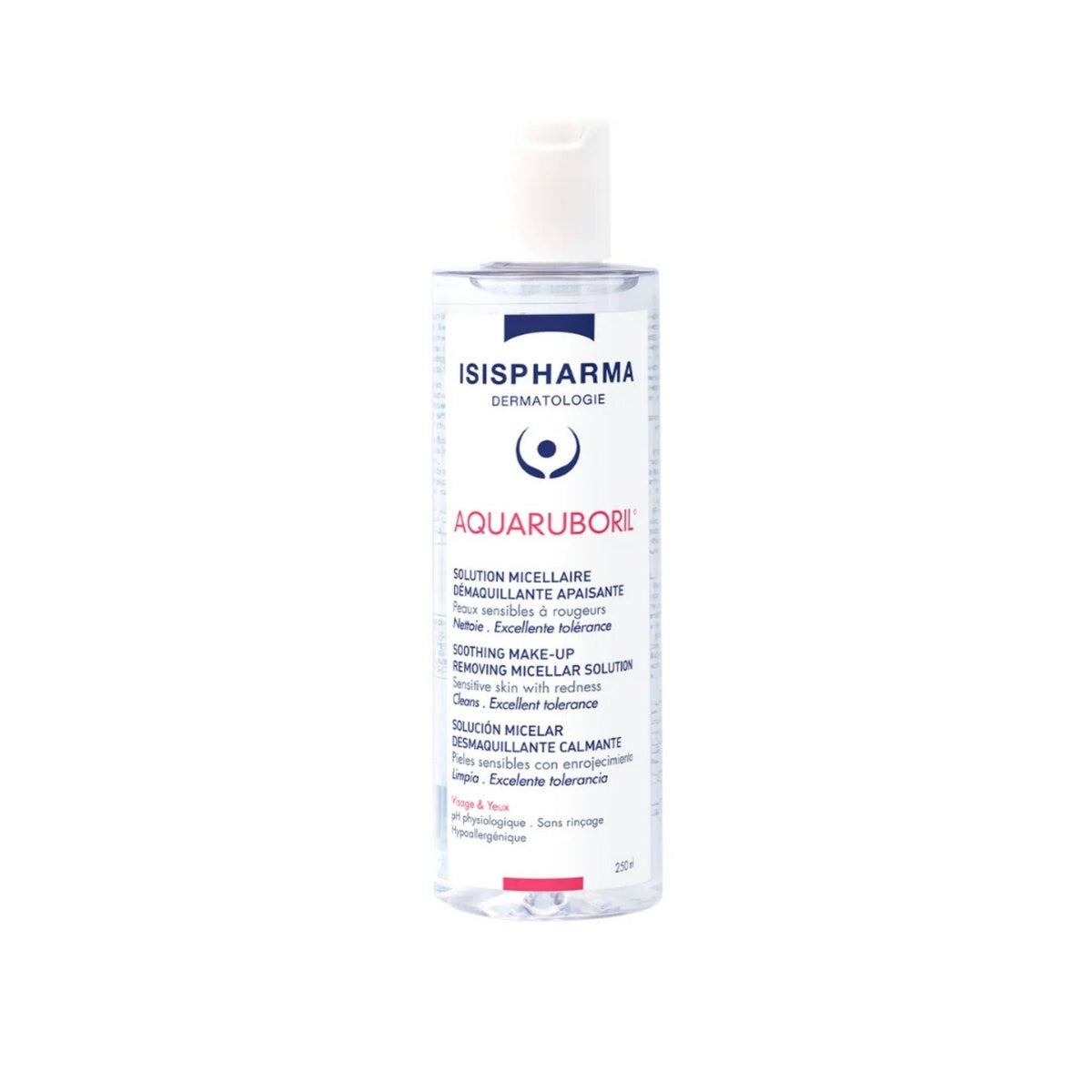 Refect Beauty Isispharma Aquaruboril Micellar Solution for sensitive skin prone to redness in a 250ml bottle