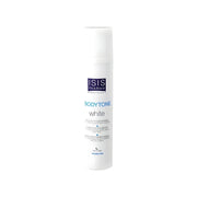 Refect Beauty Isispharma Bodytone White depigmenting body milk for dark spots and sensitive areas in a white bottle.