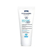 Refect Beauty Isispharma Neotone Radiance SPF 50+ intensive protective fluid for dark spots in a white squeeze tube.