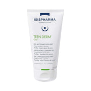 Refect Beauty Isispharma Teen Derm exfoliating cleansing gel for oily and acne-prone skin in a 150ml white tube.