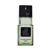 Refect Beauty Jacques Bogart One Man Show Eau de Toilette in a rectangular glass bottle with a black cap.
