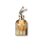 Refect Beauty Jean Paul Gaultier Scandal Absolu perfume bottle with iconic gold legs cap and amber glass flacon