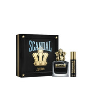 Refect Beauty Jean Paul Gaultier Scandal Pour Homme gift set featuring a 100ml bottle and 10ml travel spray.