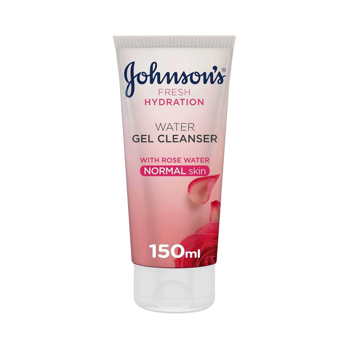 Refect Beauty Johnsons Fresh Hydration Water Gel Cleanser with rose water for normal skin in a 150ml tube
