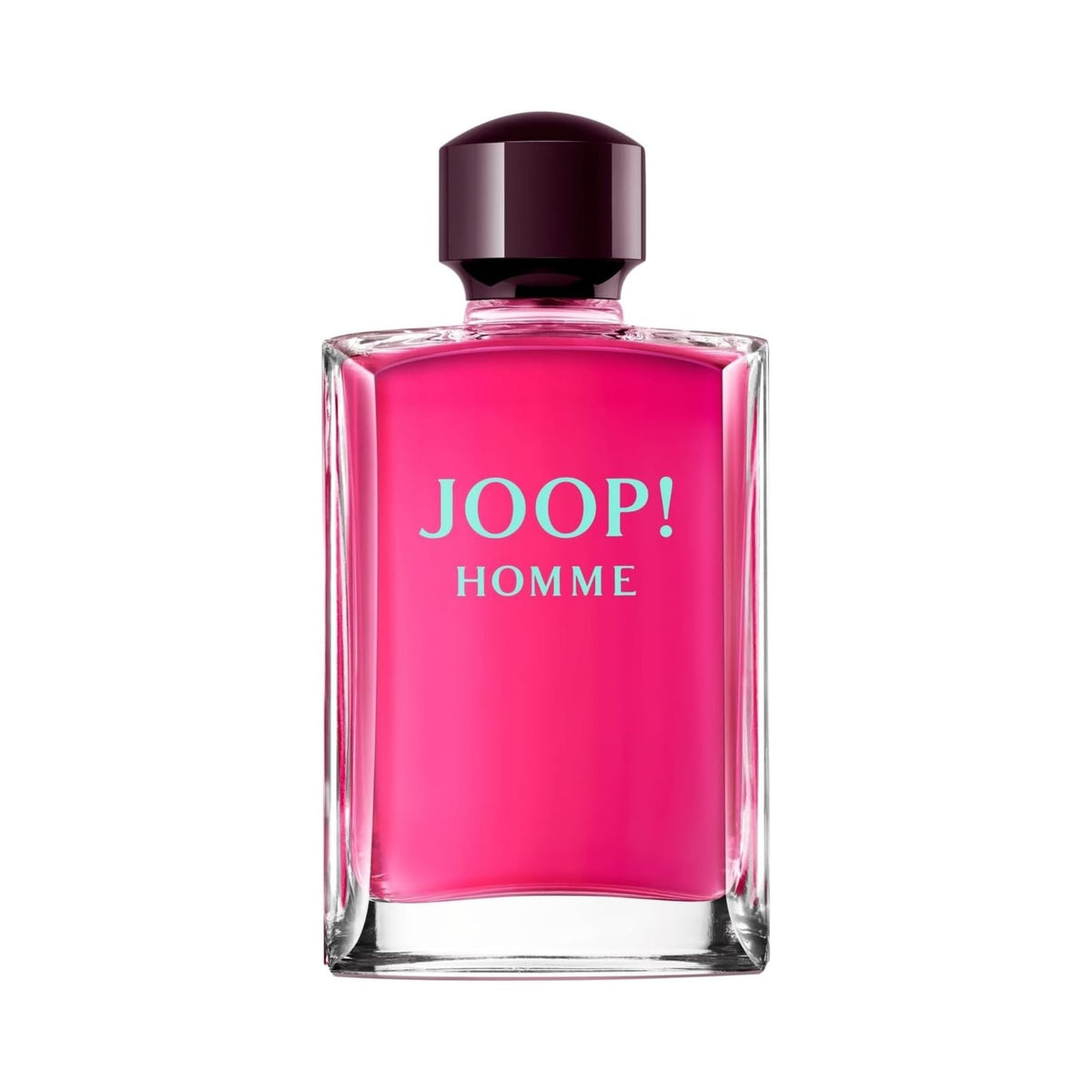 Refect Beauty Joop Homme Eau de Toilette in a signature bright pink glass bottle with a dark cap