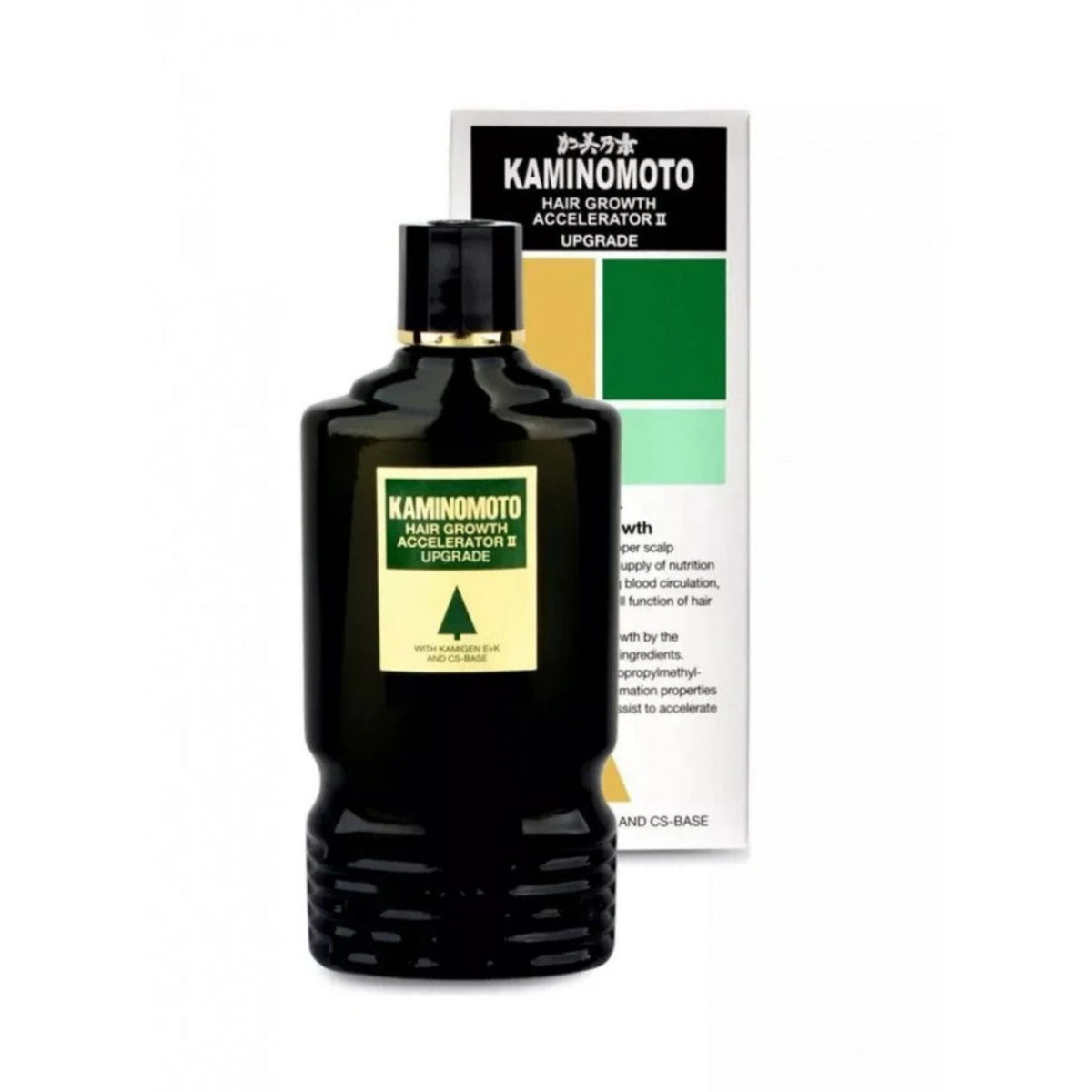 Refect Beauty Kaminomoto Hair Growth Accelerator Upgrade bottle and packaging for strengthening thinning hair